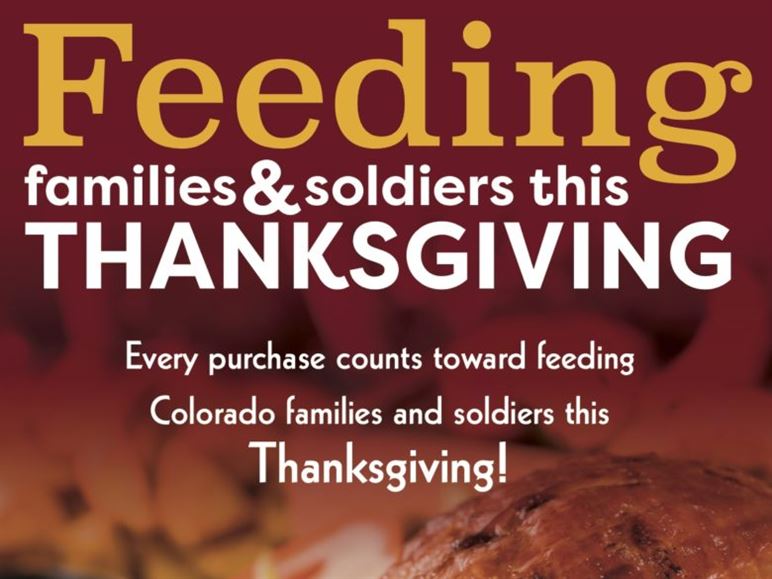 Giving Thanks for Abundant Success with Our “Feed a Family/Soldier” Campaign