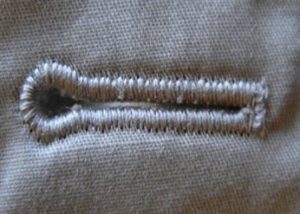 Buttonhole fabric stabilizer Rocky Mountian Sewing Arvada Littleton Colorado Springs Aurora Denver