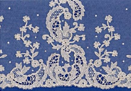 Carrickmacross Lace, irish lace, lace netting