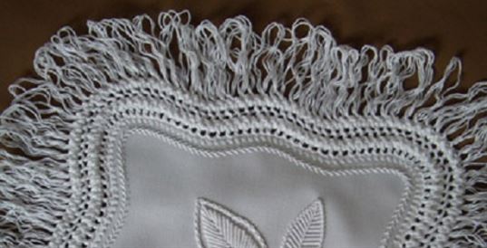 Irish embroidery irish needle work mountmellick embroidery mountmellick fringe