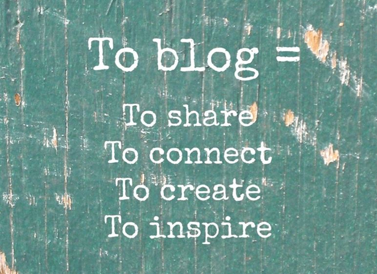 gree chalkboard with blogging for 100 blogs
