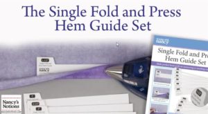 Photo of Nancy's Notions Single Fold and Press Hem Guide Set