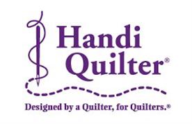 Purple text for Handi Quilter logo
