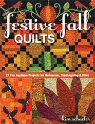 Photo of the book, Festive Fall Quilts to be hightlighted at October Sew Fun