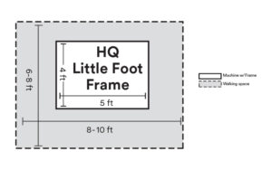 Handi Quilter Amara 20 Little Foot Frame Floorspace