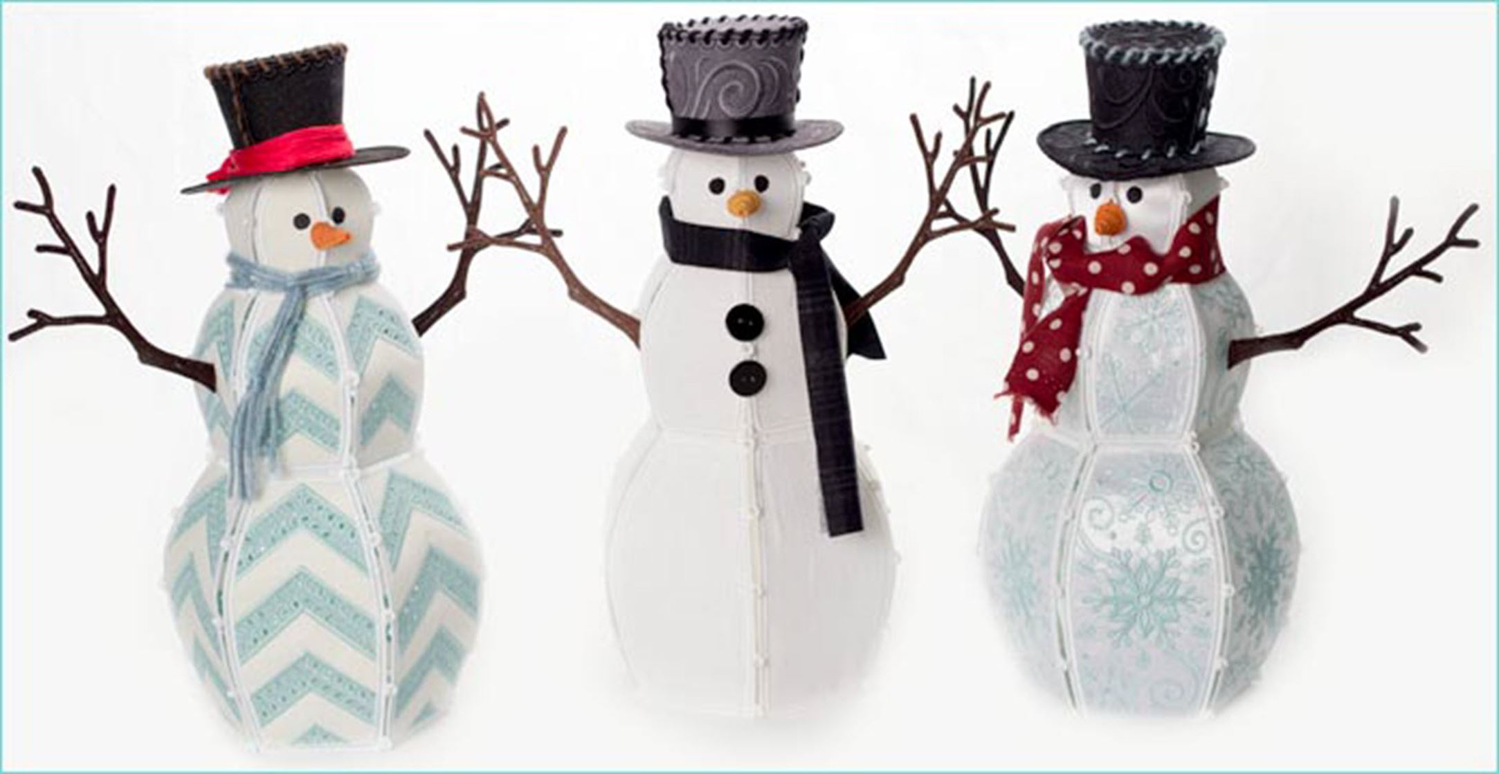 Let’s Build a Snowman: Freestanding Embroidered Snowman from OESD