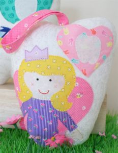 Princess Tooth Fairy Cushion featured in January Sew Fun
