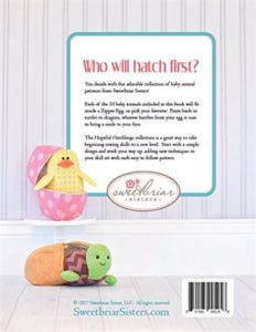 Photo of Hopeful Hatchlings pattern book for March Sew Fun