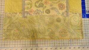 Photo of sewing second step of French seams with sides right sides together