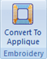 convert to applique icon in BES4 Dream Edition