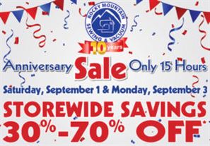 September event Anniversary sale graphic