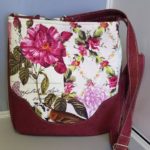 Variation of Holly Hobo Bag pattern presented in September Sew Fun