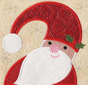 Anita Goodesign Mylar Santa