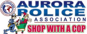 Shop with a Cop graphic from Aurora police assn. facebook page