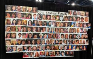 Photos of the instructors for the 2018 International Quilt Festival