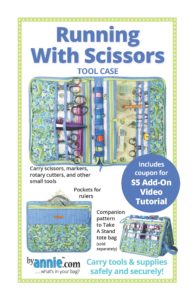 Cover of pattern "running with scissors" for January Sew Fun