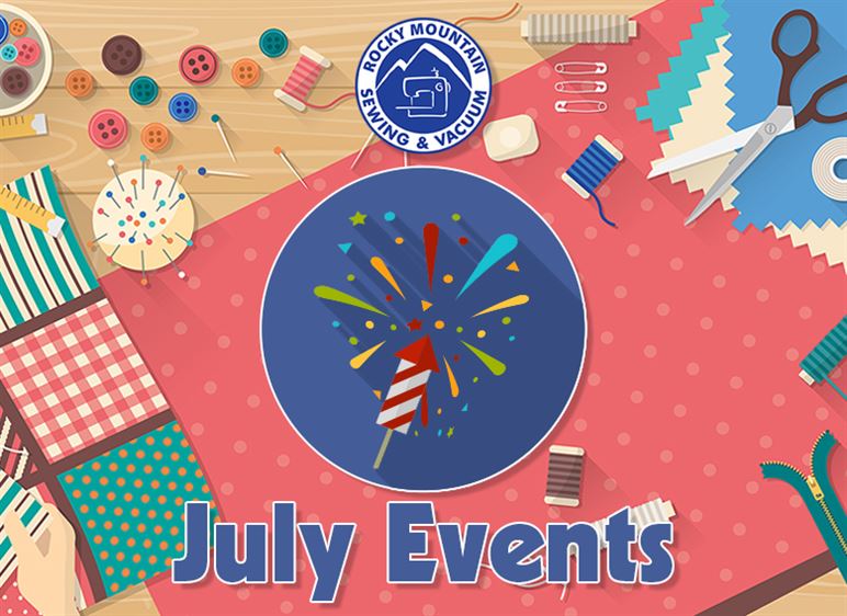 Graphic advertising July Events at RMSV