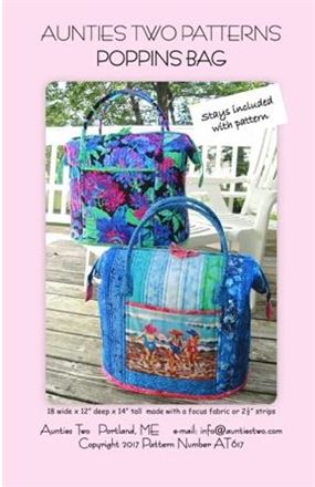photo of poppins bag pattern for August Sew Fun