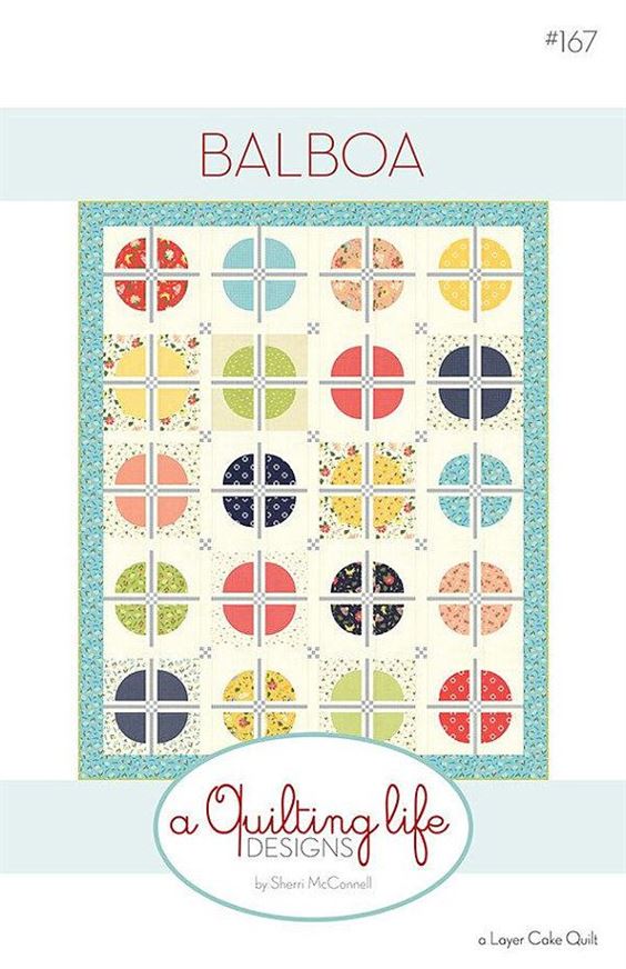 Balboa quilt pattern from A Quilting Life for September Sew Fun