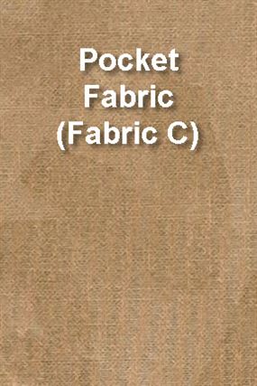 photo of fabric c for pockets of folded accessory holder