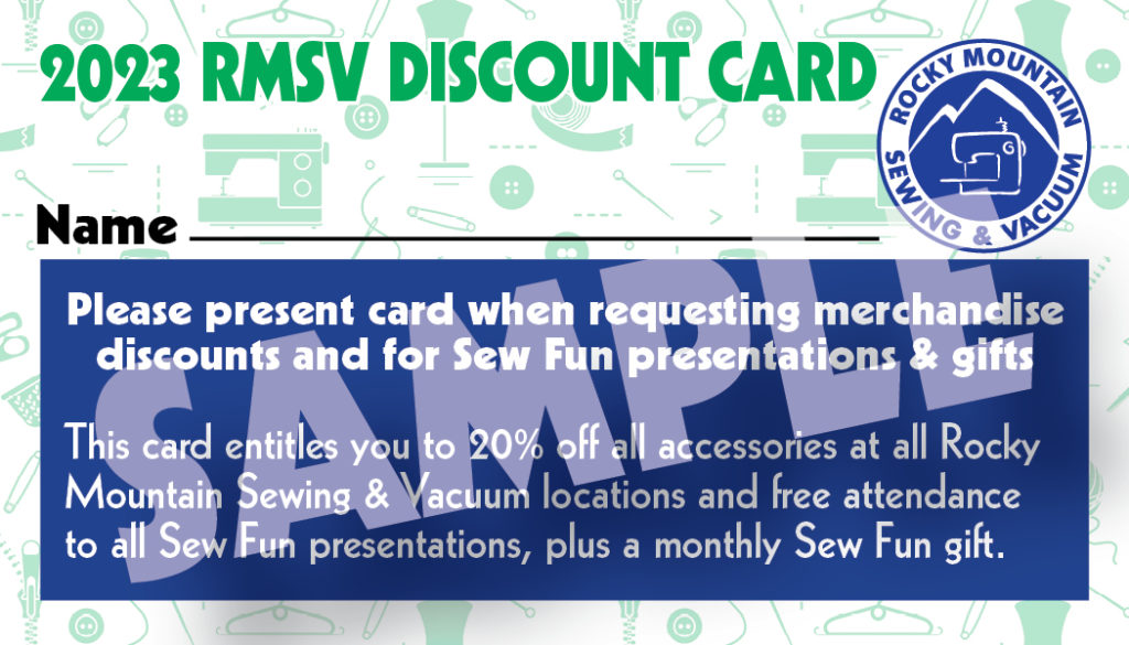 2023 RMSV Sample Discount Card