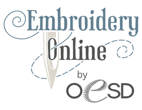 Logo for Embroidery Online website by OESD