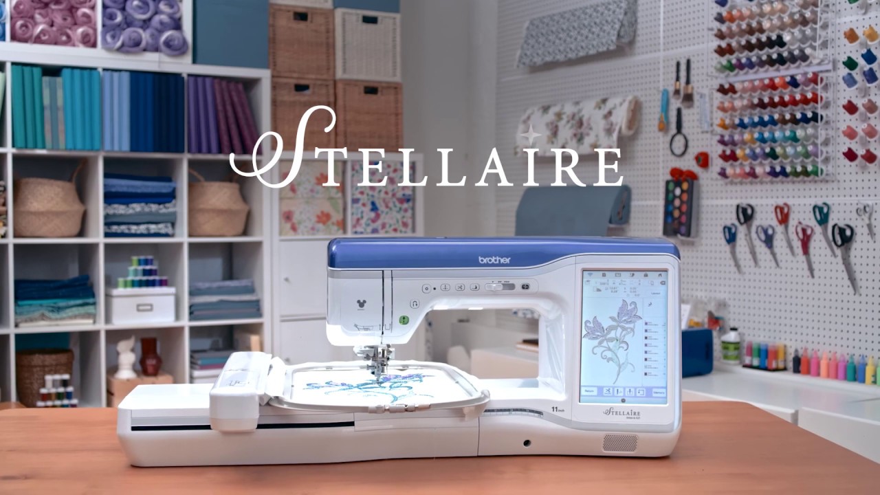 Brother Stellaire Sewing and Embroidery Machine / Item # XJ1 – A1 Reno  Vacuum & Sewing