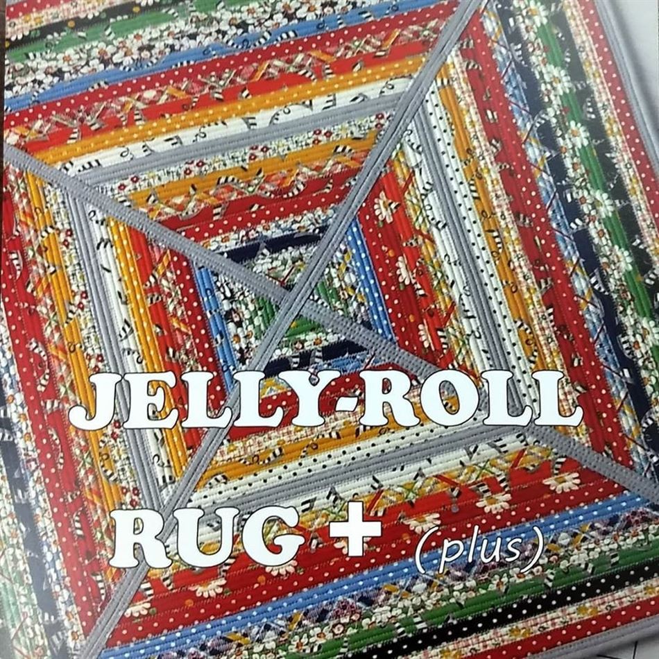 Photo of square jelly roll rug for November Sew Fun