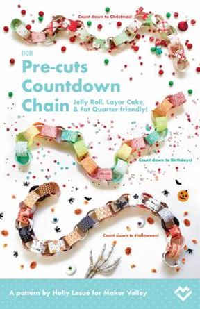 Pattern Pre Cuts Countdown Chain for November Sew Fun