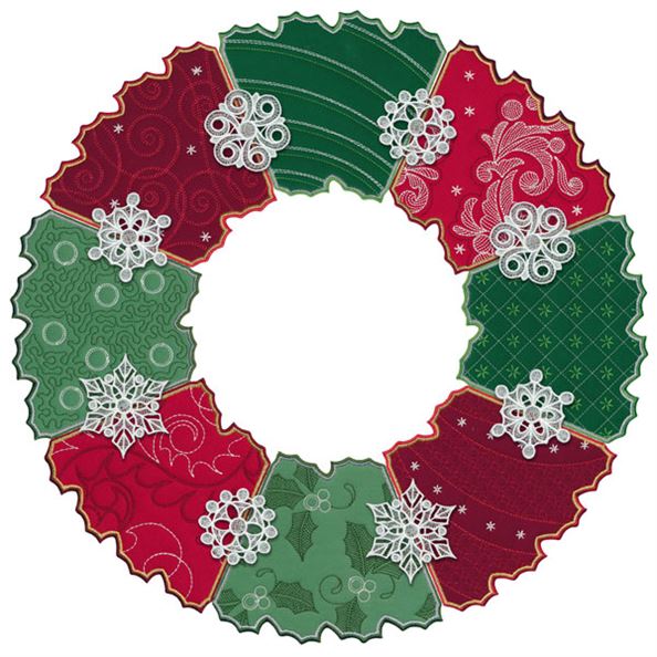 Free Standing Holiday Wreath from OESD
