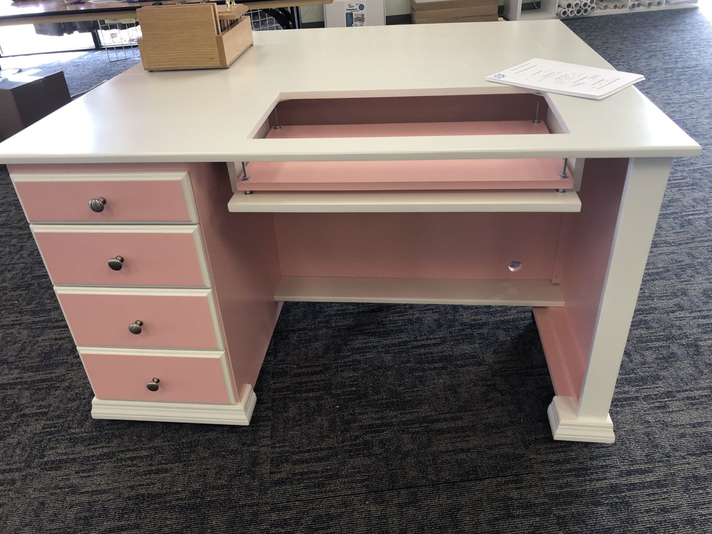 Totally Unique Sewing Furniture Made To Order Rocky Mountain Sewing   Pink Cabinet 1440x1080 