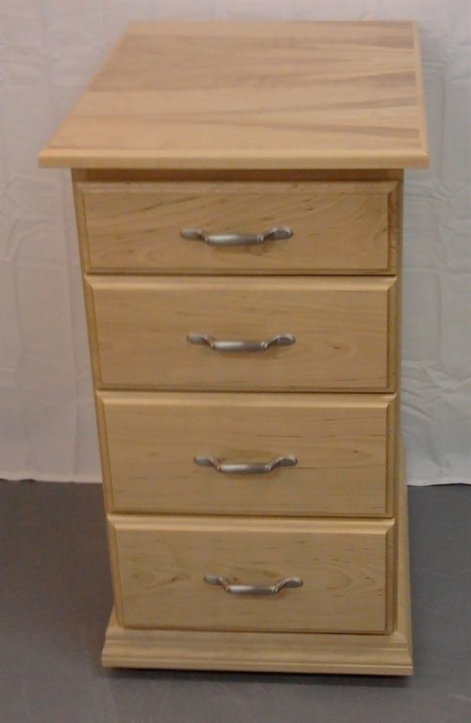 small 4-drawer storage cabinet