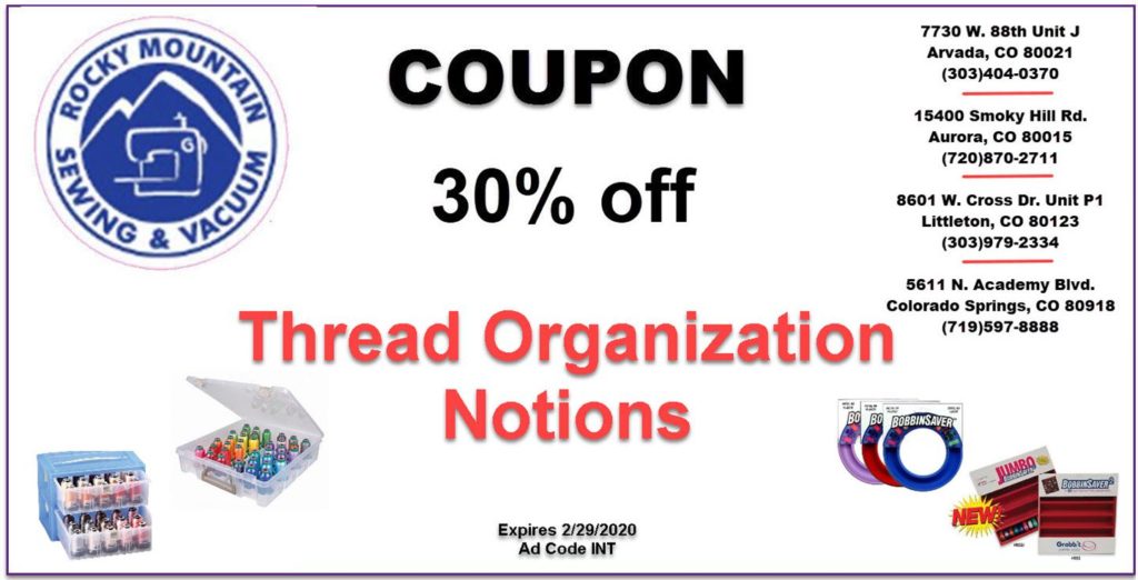30% off coupon for February Thread Challenge
