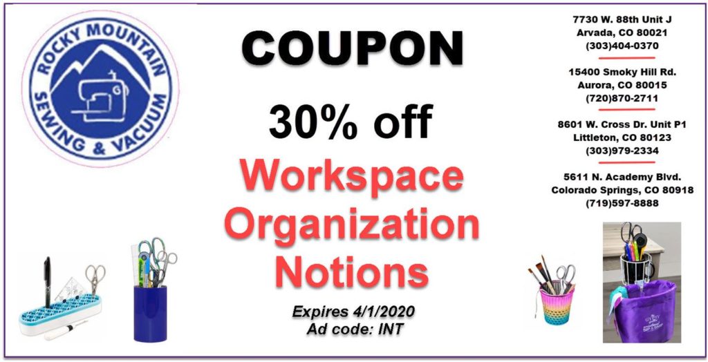 coupon for 30% off Workspace Organization notions
