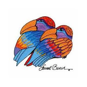 Photo of one of the designs in Jungle Songs by Laurel Burch on OESD