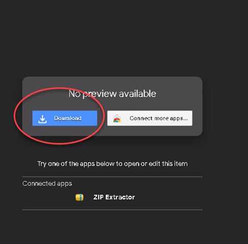 screen shot of download requester in Google Chrome