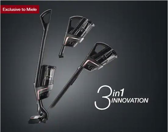 three configurations of the Miele Triflex