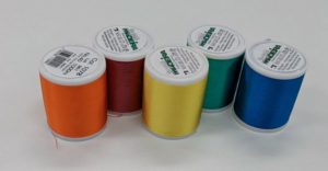 5 spools of Madeira Rayon Embroidery