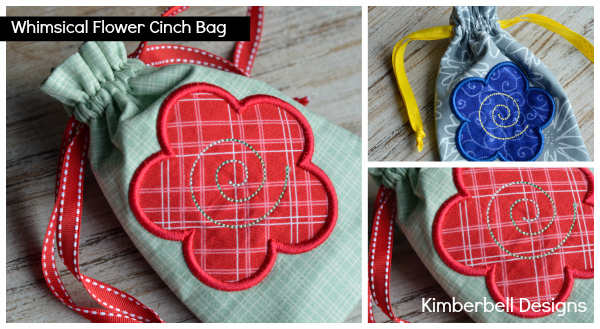 Kimberbell Club: Whimsy Flower Cinch Bag – 09/09/22 Colorado Springs