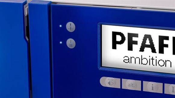 LCD Screen on the PFAFF ambition 610