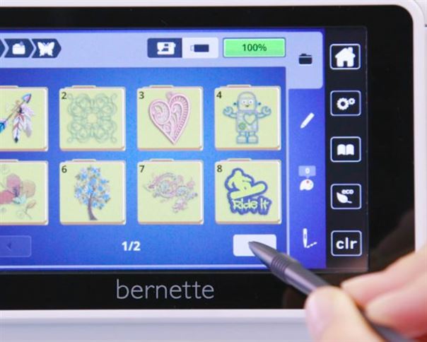 Bernette 70 DECO Embroidery Design