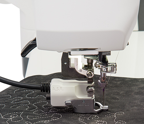 Janome Continental M17 combination sewing and embroidery AcuStitch regulator