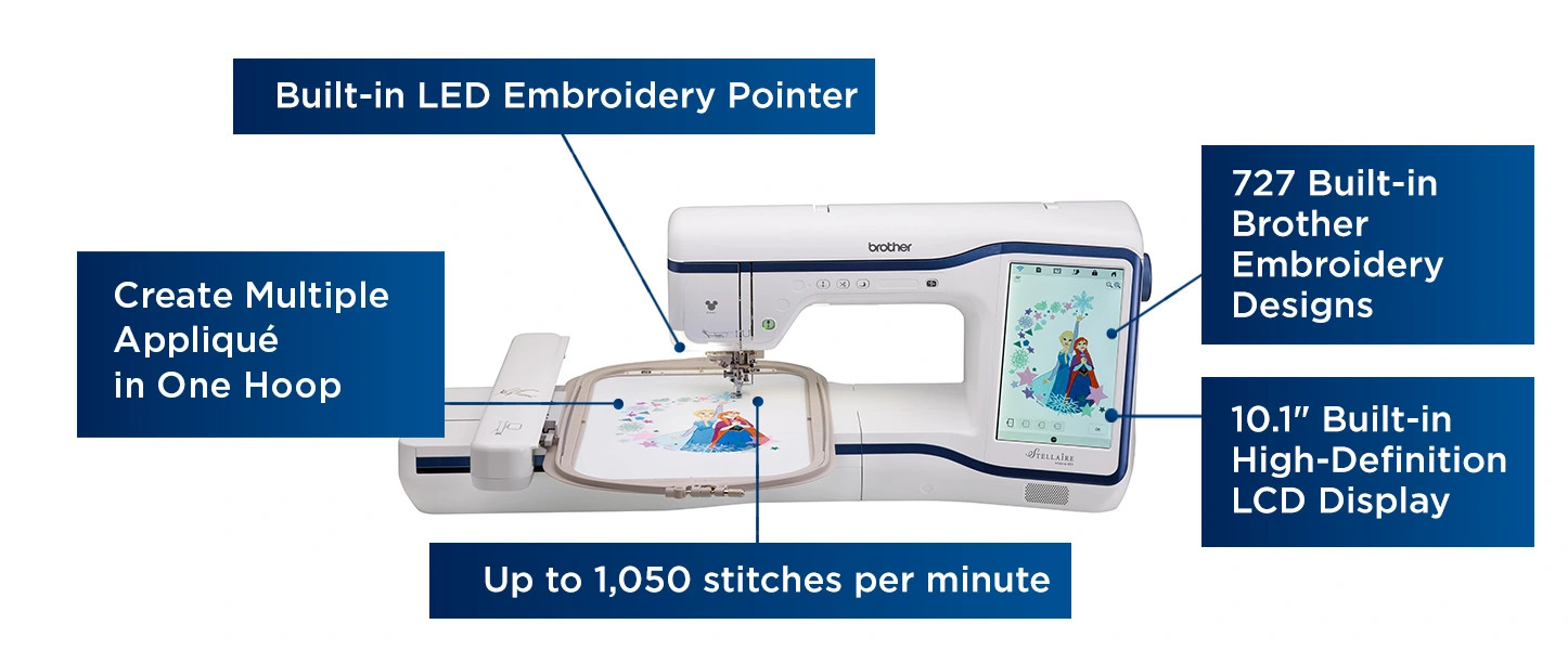 Brother Stellaire Innov-is XJ2 Sewing and Embroidery Machine - 012502673286