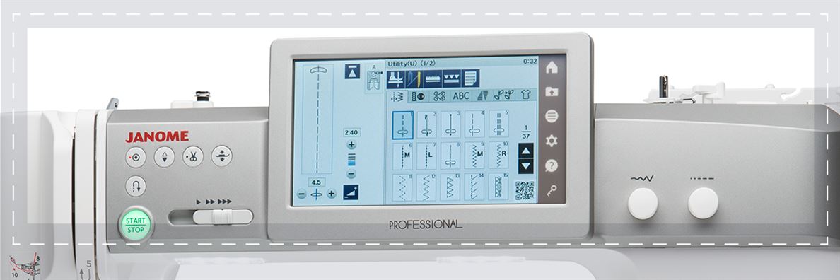 Janome Continental M7 Professional LCD Touchscreen