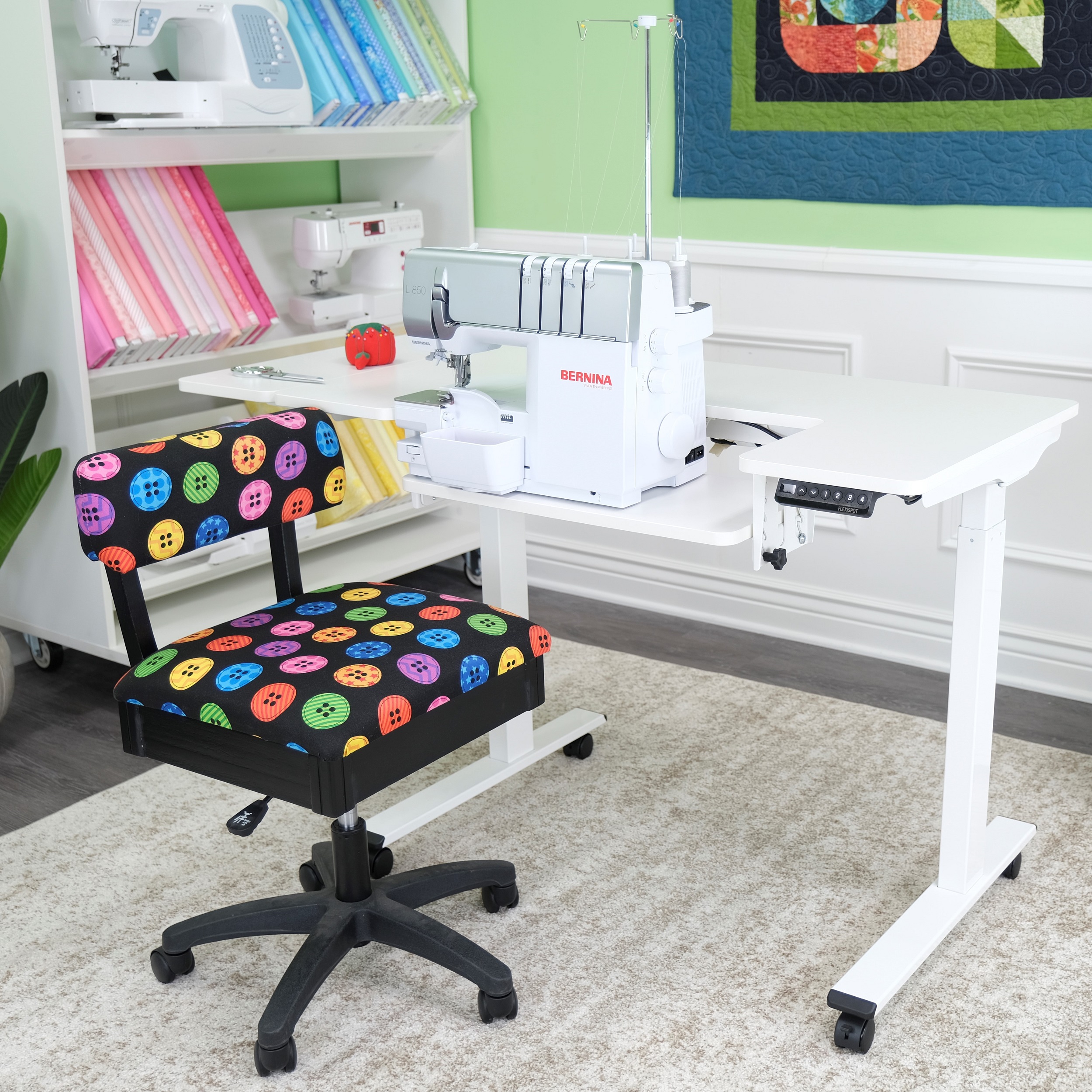 Building an Adjustable Height Sewing Workstation – Handmade by Tighe  Flanagan