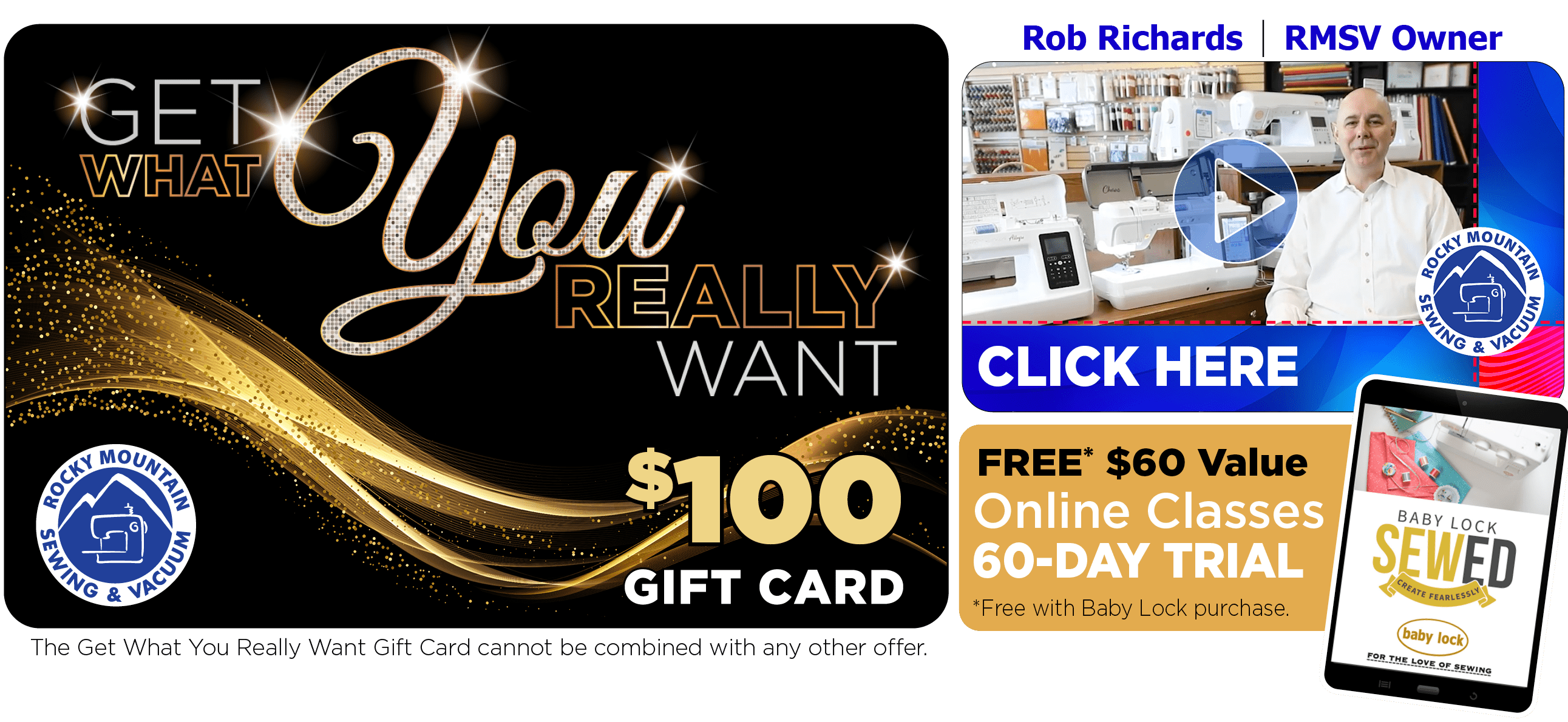 Get What You Really Want $100 Gift Card with Purchase