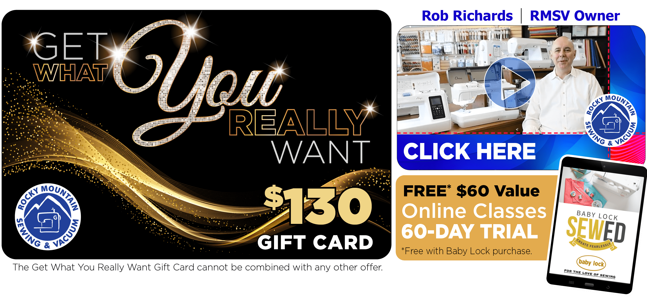 Get What You Really Want $130 Gift Card with Purchase