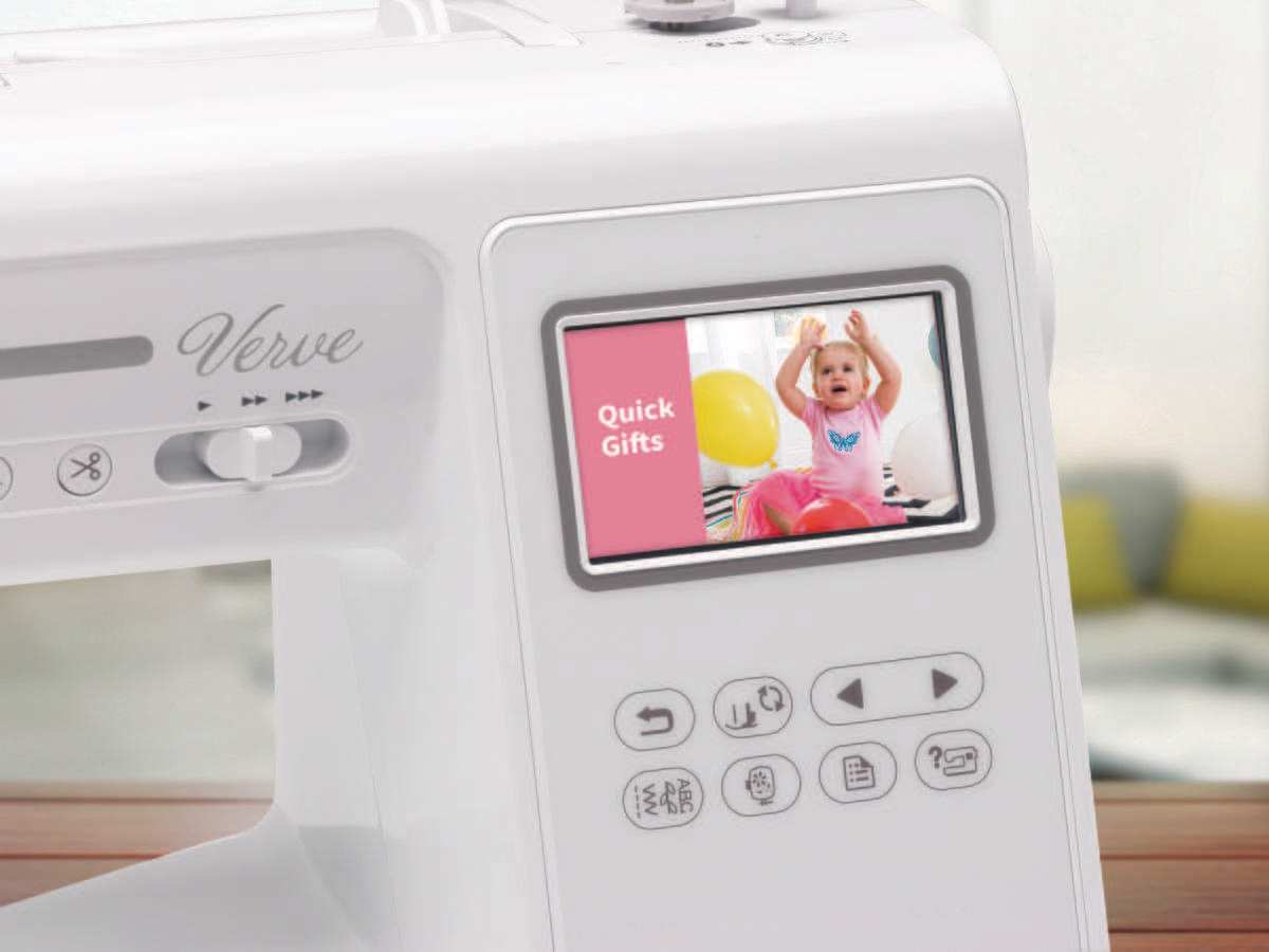 Baby Lock Verve Large Color LCD Screen