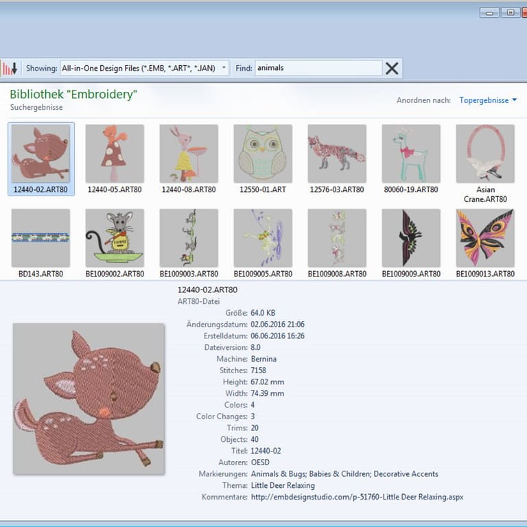 Bernina Embroidery Software 8 Integrated Design Library