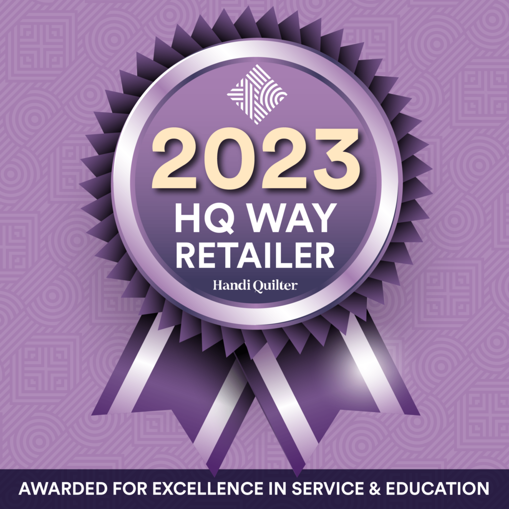 HandiQuilter 2023 HQ Way Retailer Award